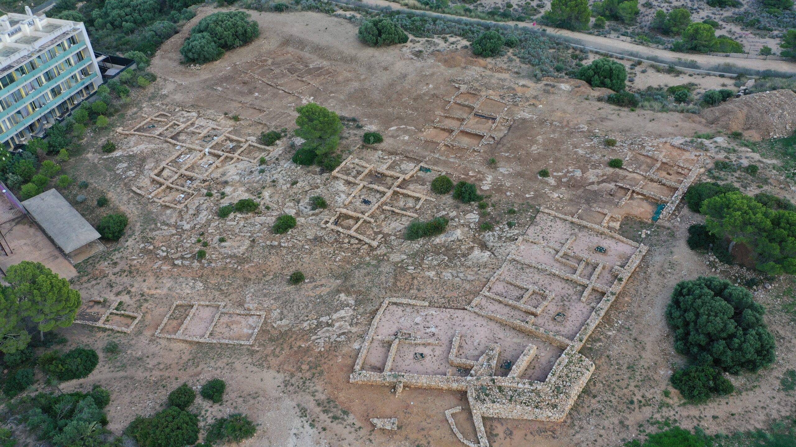 Foto de dron del Jaciment de La Cella